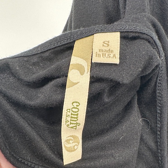 Comfy USA Black Asymmetrical Dress - Picture 5 of 5